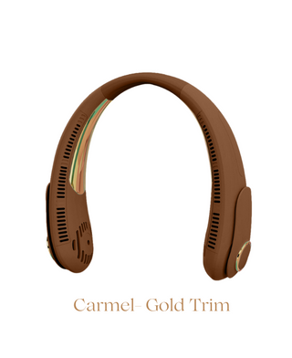 Sleek Air ™ - Caramel Hands-Free Three-Speed Neck Fan